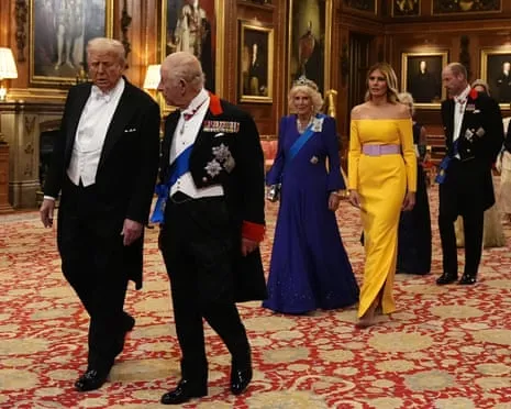 Royals Roll Out Grand Welcome During Demonstrations; Jimmy Kimmel Taken Off Air Due To Kirk Remarks