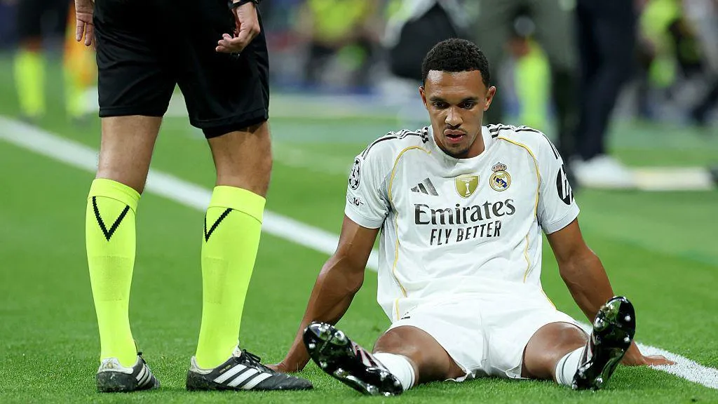 The English defender endures untimely blow in Los Blancos UCL tie